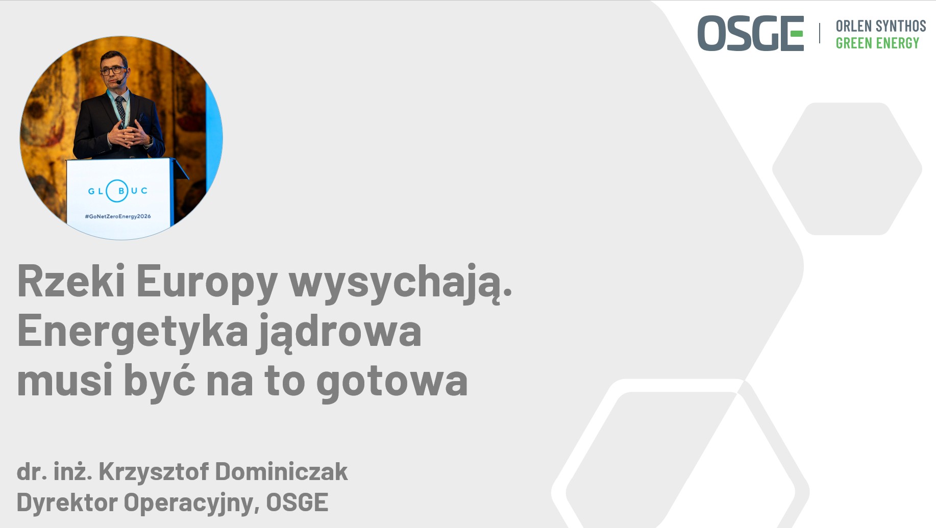 Rzeki Europy wysychają. Energetyka jądrowa musi być na to gotowa.